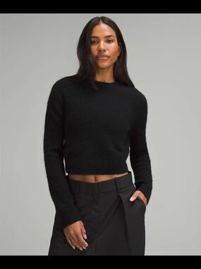 Lululemon alpaca wool-blend Cropped Sweater